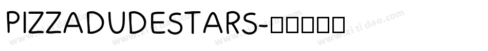 PIZZADUDESTARS字体转换