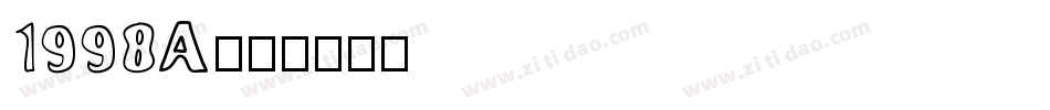 1998A字体转换