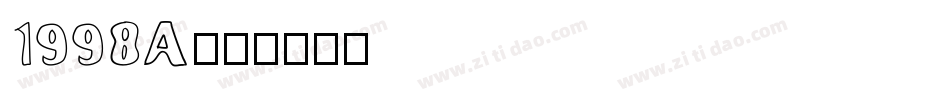 1998A字体转换
