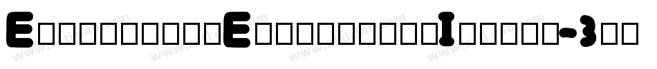 ElectronicExtraheavyItalic-3qep字体转换