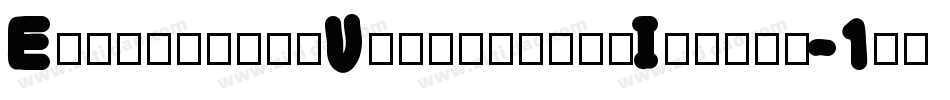 ElectronicUltraheavyItalic-1qm4字体转换