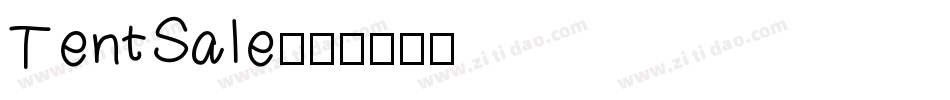 TentSale字体转换