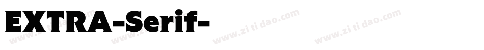 EXTRA-Serif字体转换
