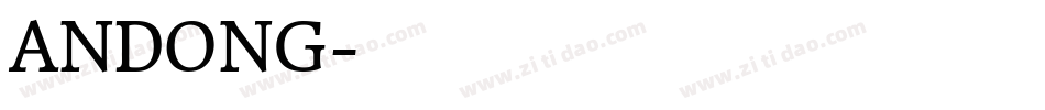 ANDONG字体转换