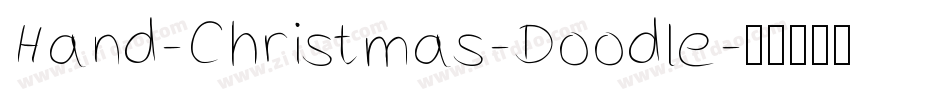 Hand-Christmas-Doodle字体转换