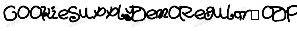 CookieSupplyDemoRegular-oDPx字体转换