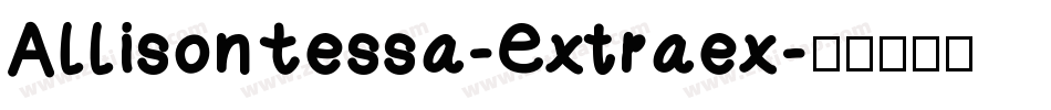 AllisonTessa-Extraex字体转换