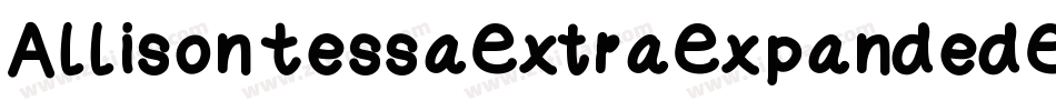 AllisonTessaExtraExpandedExtrablack-R6WM-2字体转换