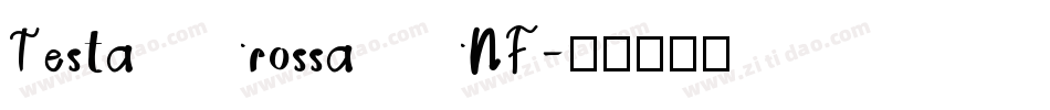 TestarossaNF字体转换