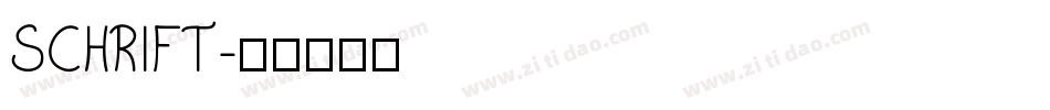 SCHRIFT字体转换