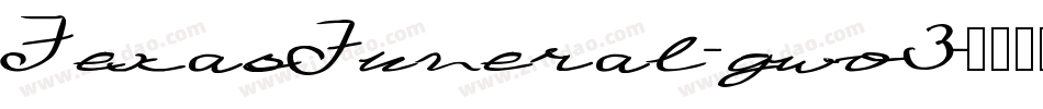 TexasFuneral-gwo3字体转换