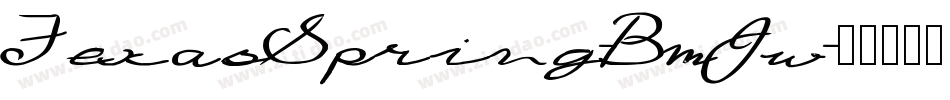 TexasSpring-BmJw字体转换