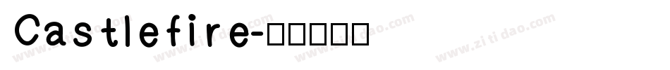 Castlefire字体转换