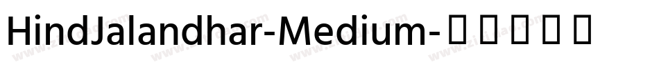 HindJalandhar-Medium字体转换