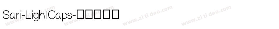Sari-LightCaps字体转换