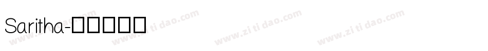 Saritha字体转换