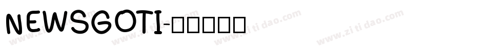 NEWSGOTI字体转换