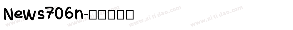 News706n字体转换