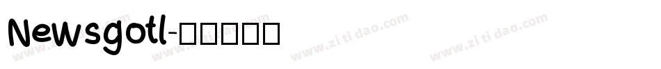 Newsgotl字体转换