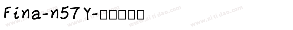 Fina-n57Y字体转换