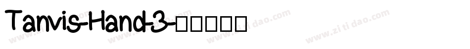 Tanvis-Hand-3字体转换