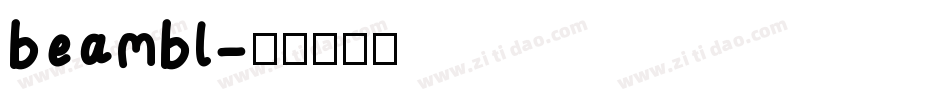beambl字体转换