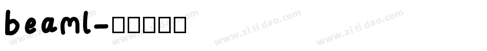 beaml字体转换