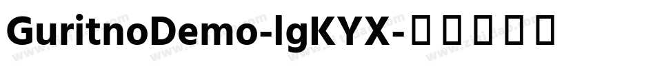 GuritnoDemo-lgKYX字体转换