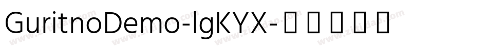 GuritnoDemo-lgKYX字体转换