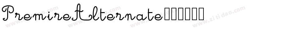 PremireAlternate字体转换