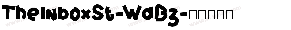 TheInboxSt-WdBz字体转换