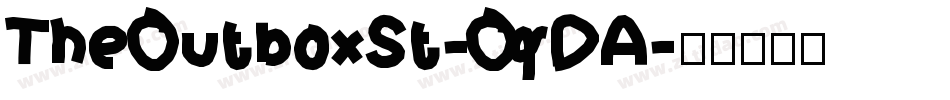 TheOutboxSt-OrDA字体转换