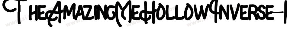TheAmazingMeHollowInverse-K7ddD字体转换 TheAmazingMeHollowInverse-K7ddD字体转换