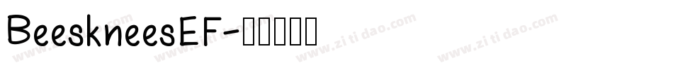 BeeskneesEF字体转换