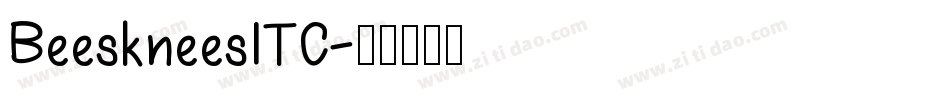 BeeskneesITC字体转换