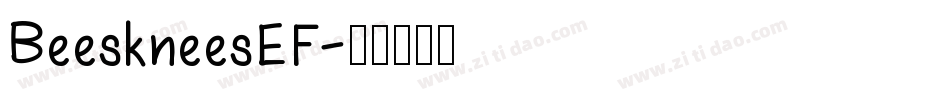 BeeskneesEF字体转换