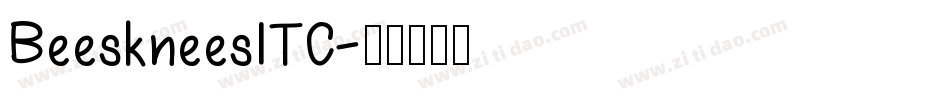 BeeskneesITC字体转换