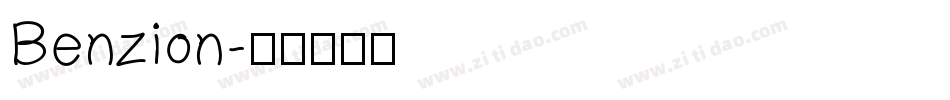 Benzion字体转换