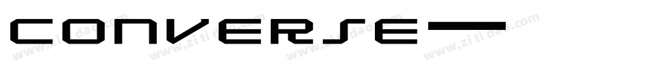 Converse字体转换