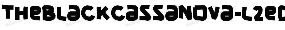 TheBlackCassanova-l2eD字体转换