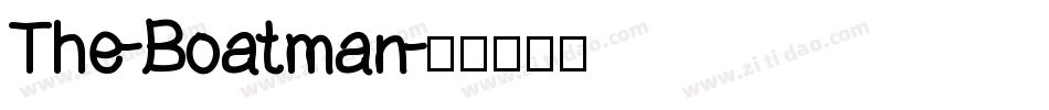 The-Boatman字体转换