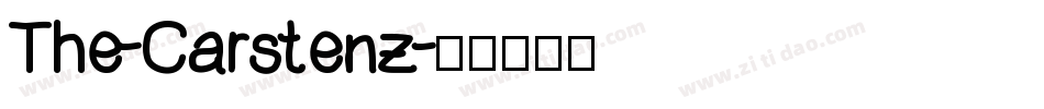 The-Carstenz字体转换