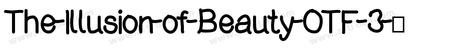 The-Illusion-of-Beauty-OTF-3字体转换