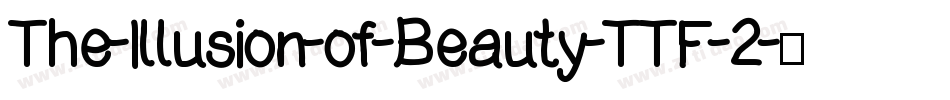 The-Illusion-of-Beauty-TTF-2字体转换