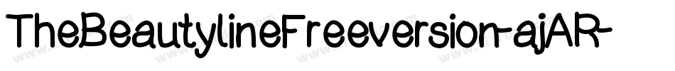 TheBeautylineFreeversion-ajAR字体转换