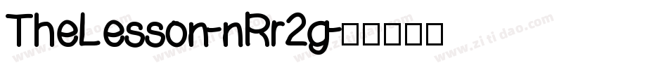 TheLesson-nRr2g字体转换