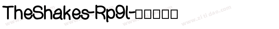 TheShakes-Rp9l字体转换