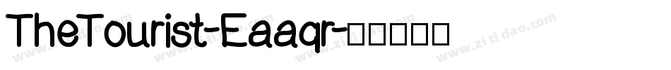 TheTourist-Eaaqr字体转换