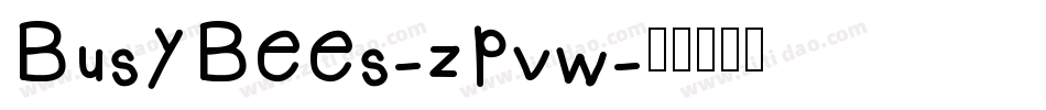 BusyBees-zpvw字体转换