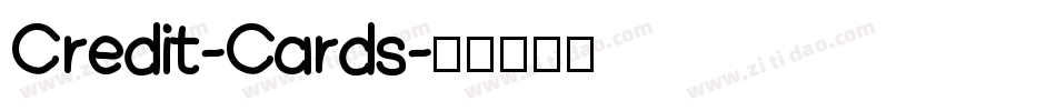 Credit-Cards字体转换